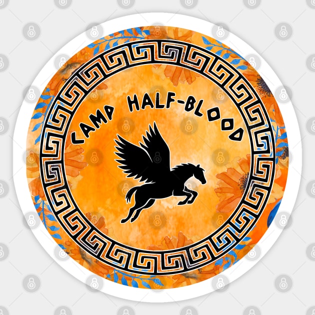 Camp Half-Blood Crest Sticker by Mint-Rose